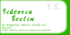 viktoria beslin business card